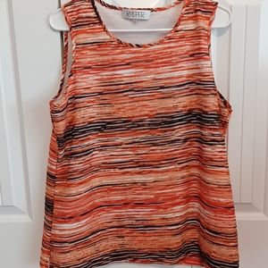Orange Kasper Tank Top L